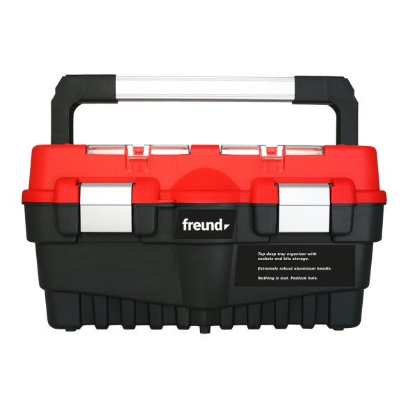 FREUND STARTER S�T, ERGO til tag- og pakningsbaner, i v�rkt�jskasse