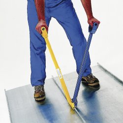 FREUND vinkelfalsluk. st�ende 220 mm RAU 128 WFSCH ST