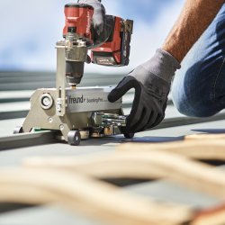 FREUND false- og klippemaskine SeamingPRO '"3 i 1" til montering p� akku.maskine