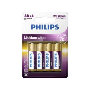 PHILIPS batteri ultra lithium AA 4-pak - 1406381