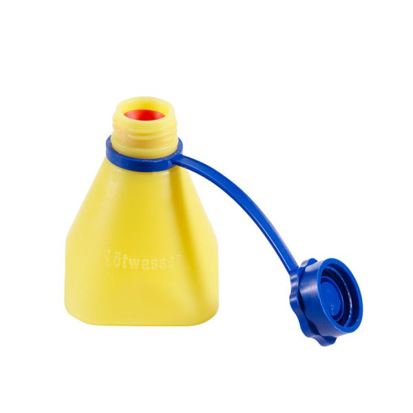 MASC flaske til loddevand gul med udl�bsstop