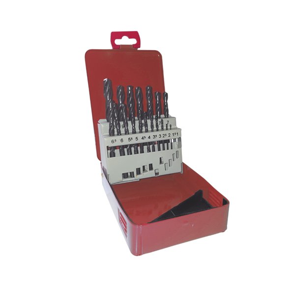 SPREHN spiralborst HSS-R 1,0-10,0x0,5 mm / 19 dele metalkassette - 1884601