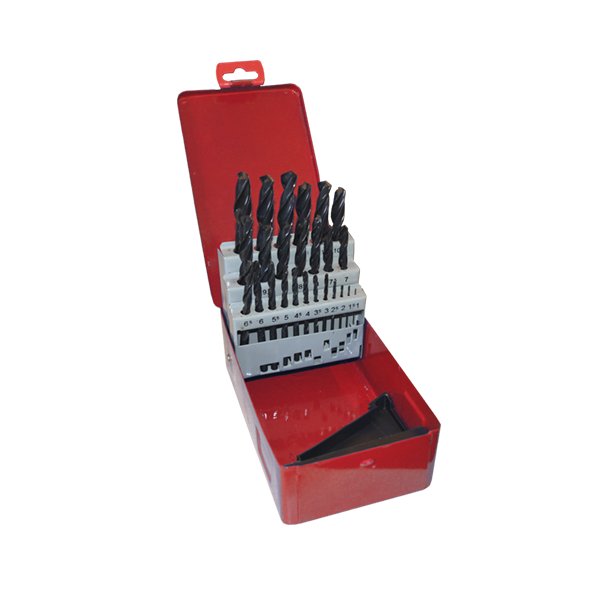 SPREHN spiralborst HSS-R 1,0-13,0x0,5 mm / 25 dele metalkassette - 1884603