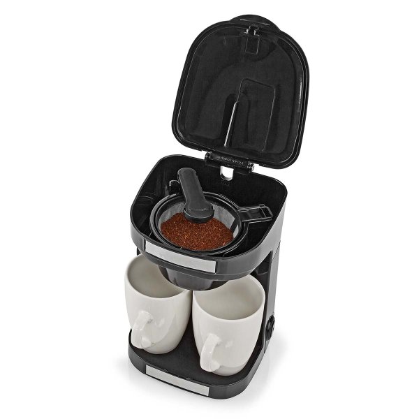 NEDIS Kaffemaskine 250ml for 2 kopper - 2557523