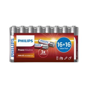 PHILIPS batteri power alkaline AAA 32-pak - 2292914