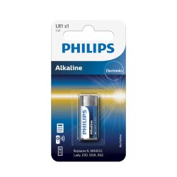 PHILIPS batteri tech alkaline LR1 1-pak - 1585043
