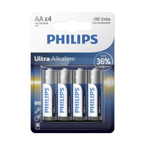 PHILIPS batteri ultra alkaline AA 4-pak - 1437236