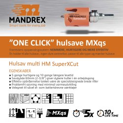 MANDREX MXqs hulsav multi HM SuperXcut �21 mm - 2215181