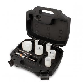 MANDREX MXqs hulsav s�t - Elektriker - 6 dele - Bi-metal SpeedXcut M42 �22-64mm