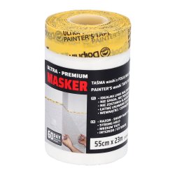 Blue Dolphin Plastfolie med WASHI tape 55cm x 23m - 2400821