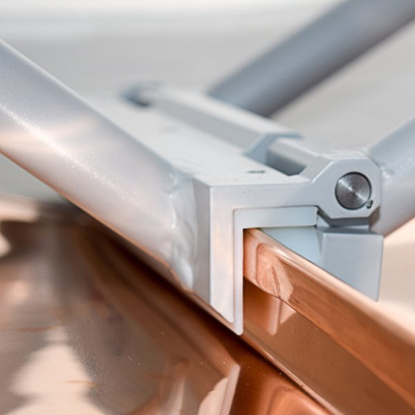 FALZSID vinkeldobbeltfalser 220 mm m. kunststofbakker