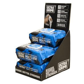 UltraGrime® Wipes disk display 5 stk 