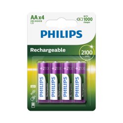 PHILIPS batteri genopladeligt NiMH AA 4-pak - 2109956