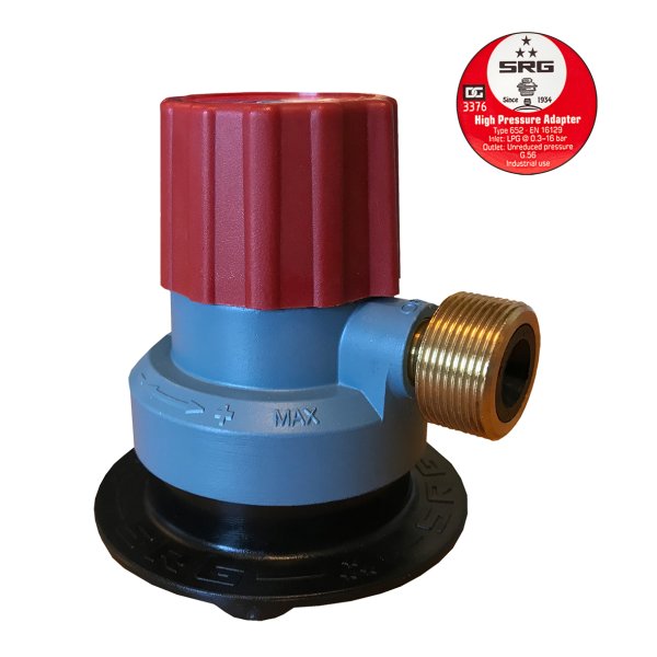 SRG hjtryksregulator PRO til UREDUCERET flasketryk / BP