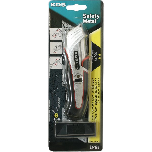 KDS Sikkerhedskniv Trapez inkl 1+5 blade