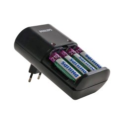 PHILIPS batterilader til AA/AAA - inkl 4xAA - 1547121