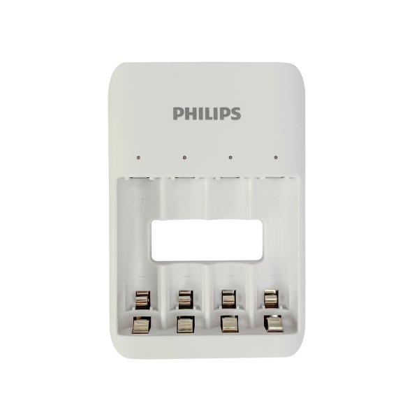 PHILIPS batterilader til AA/AAA - inkl. 2xAAA og 2xAA - 2513680
