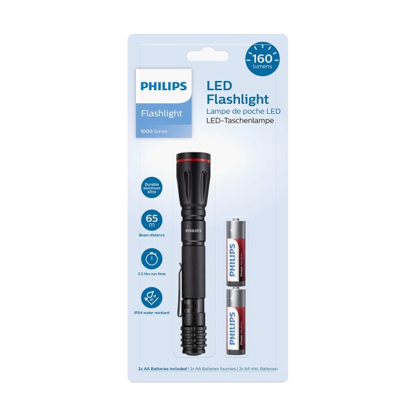 PHILIPS SFL lygte alkaline 160 lumen 2xAA - 2135861