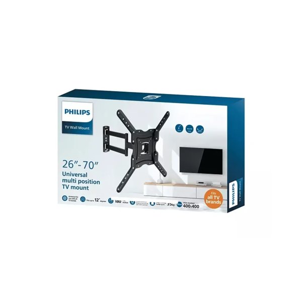 PHILIPS vægbeslag drejbart for TV op til 70" - 2389152