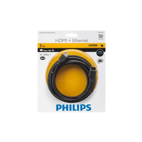 PHILIPS kabel HDMI 3m sort - 1866694