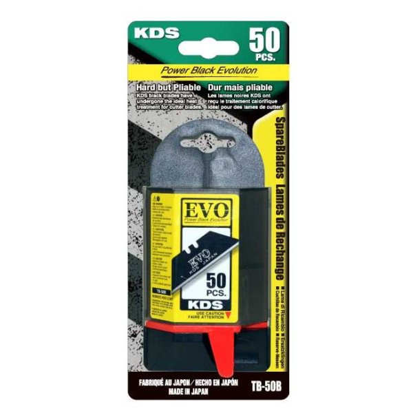 KDS knivblad trapez 60 mm EVO Black 50stk. - 2365955