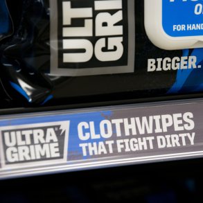 UltraGrime® Wipes hyldeforkant sticker 