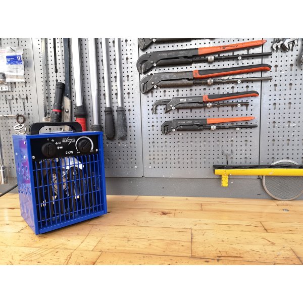 BLUE ELECTRIC varmeblser 2kW 230V - 5344338