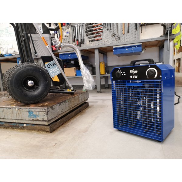BLUE ELECTRIC varmeblser 9kW 400V - 5344346